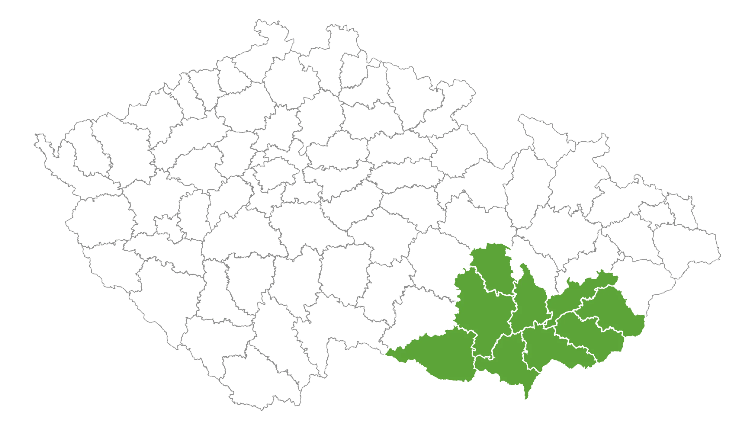 Mapa České republiky